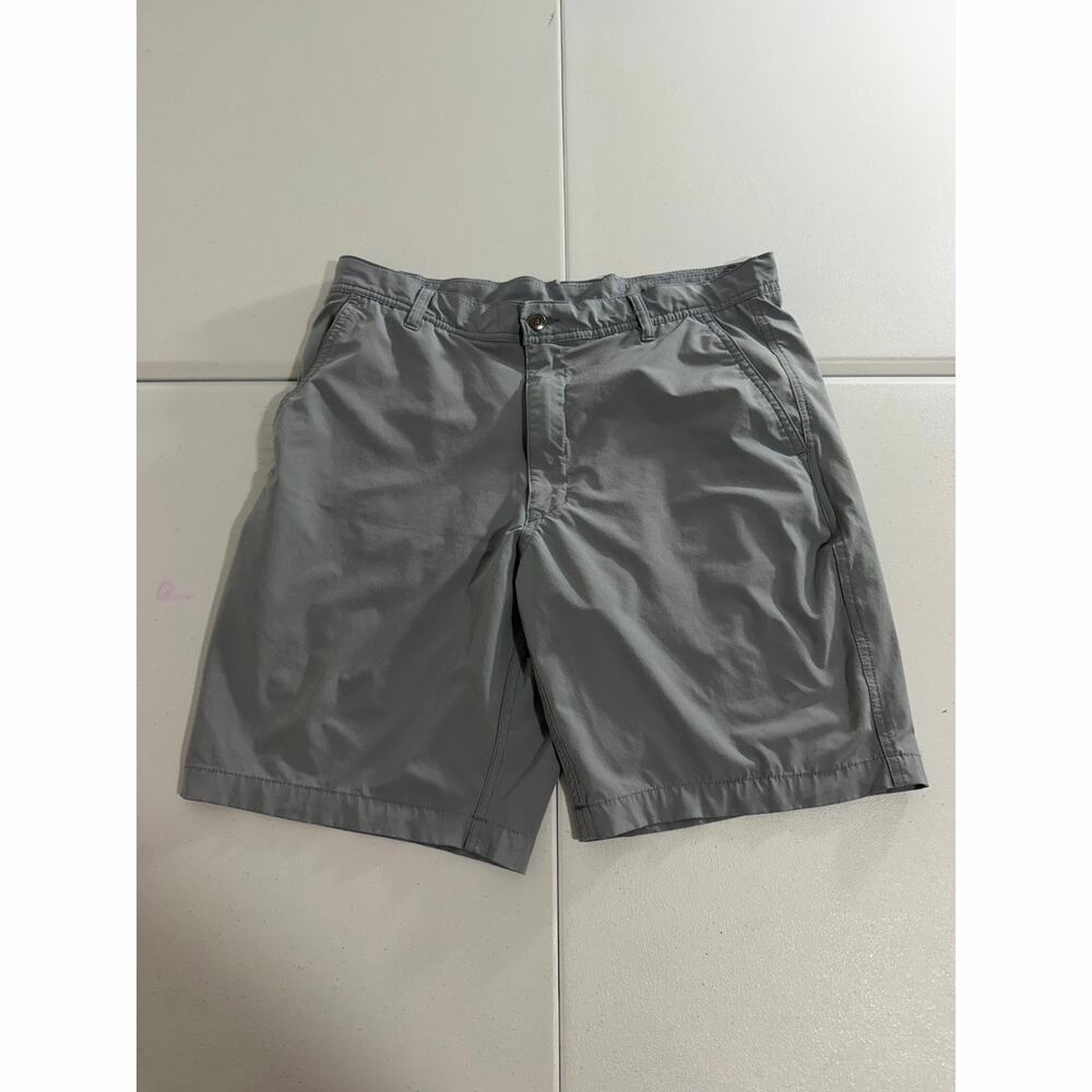 FootJoy Mens Golf Shorts Size 34 Gray Performance Stretch Flat Front Polyester